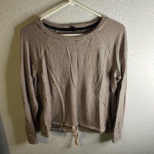 Stripped loungewear long sleeve from the LOFT.